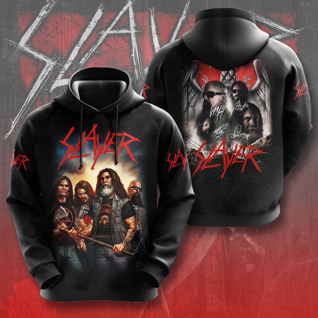 Slayer God Hates Us All Reign In Blood Hoodie