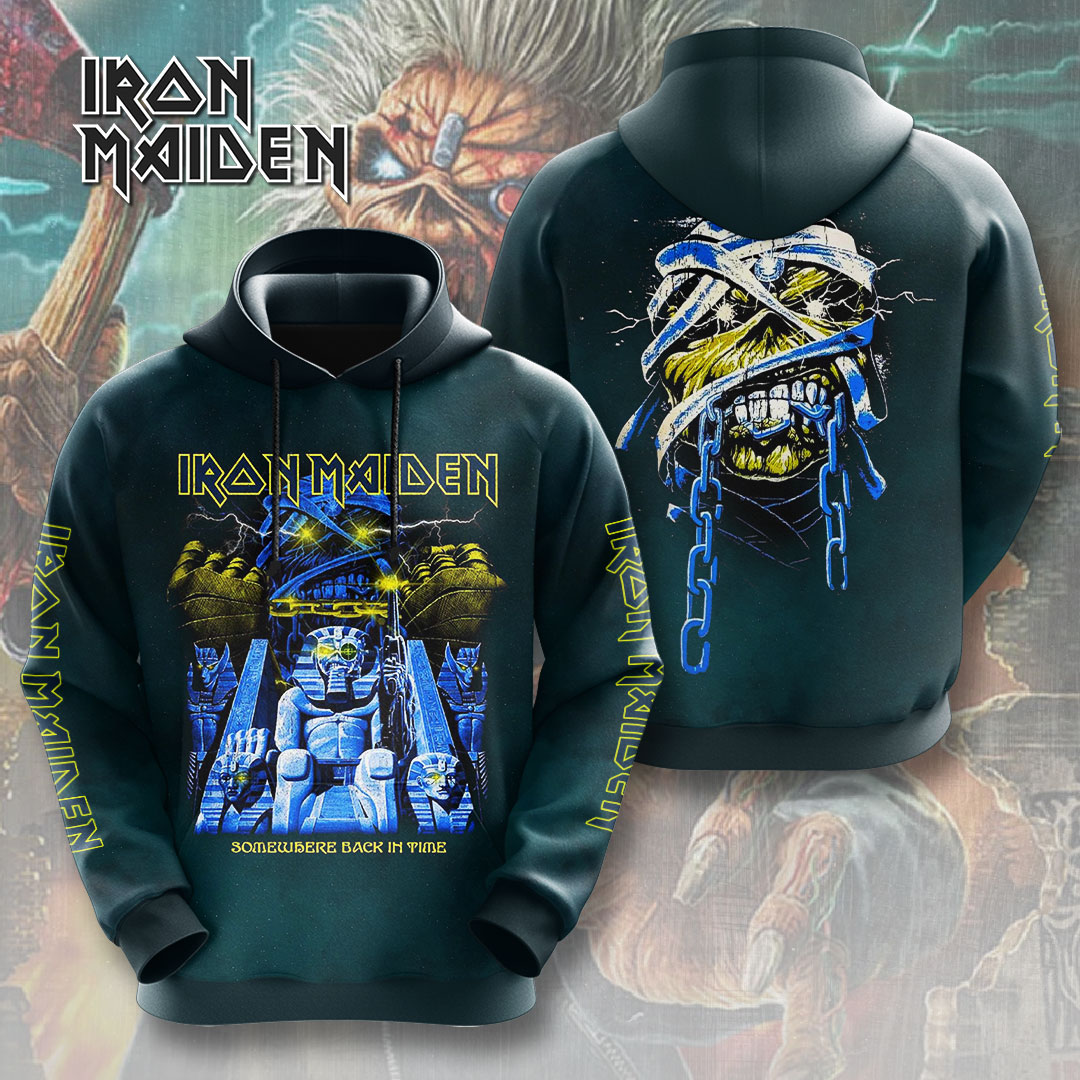 Iron Maiden Skeleton Eddie Hoodie
