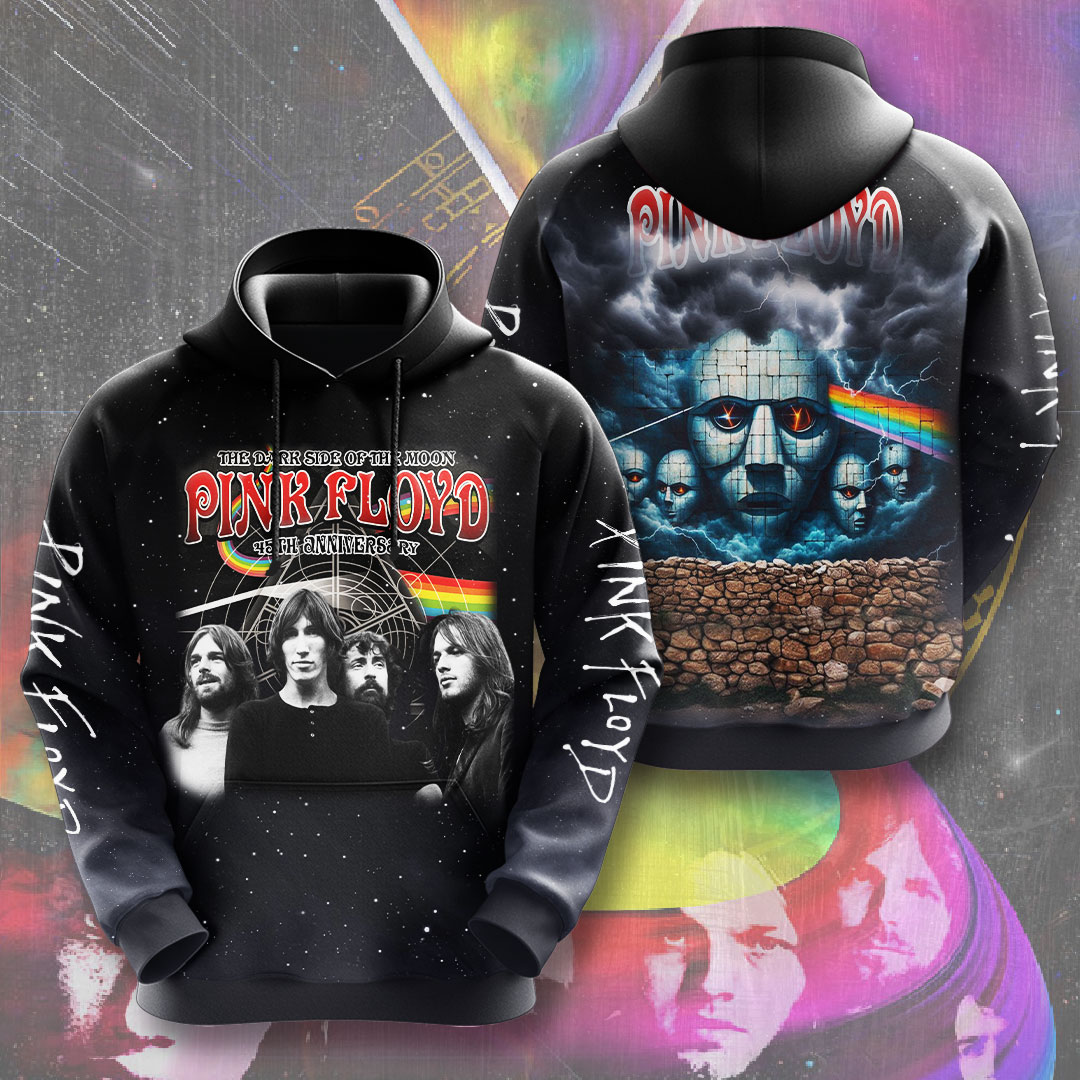 Dark Side Of The Moon 50Th Anniversary Pink Floyd Band Hoodie