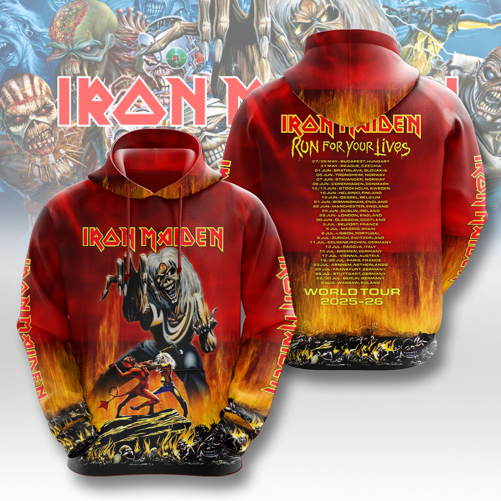 Iron Maiden Eddie Skull Hoodie