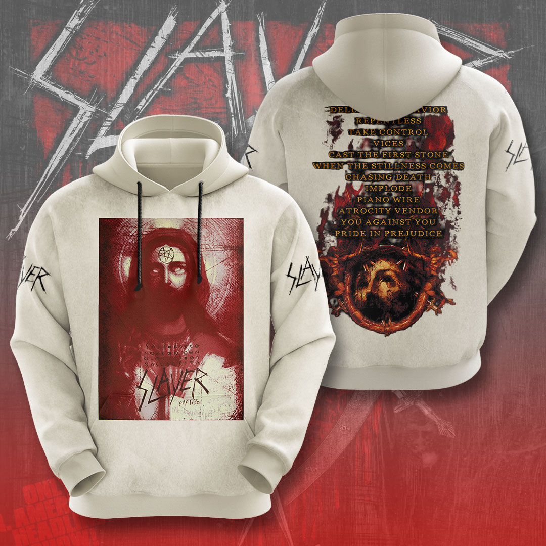 Slayer Repentless Album Artwork Hoodie For Men