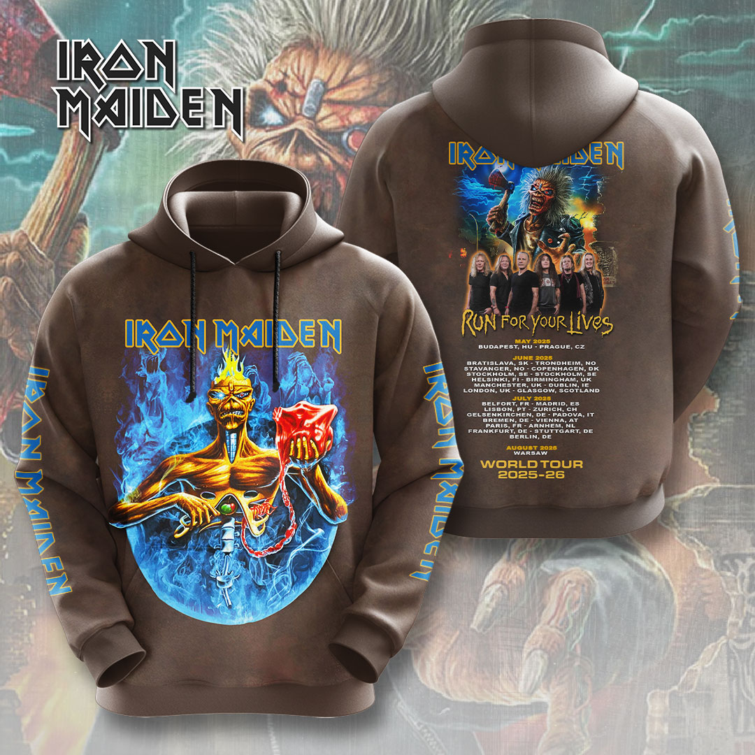 Iron Maiden British Metal Hoodie