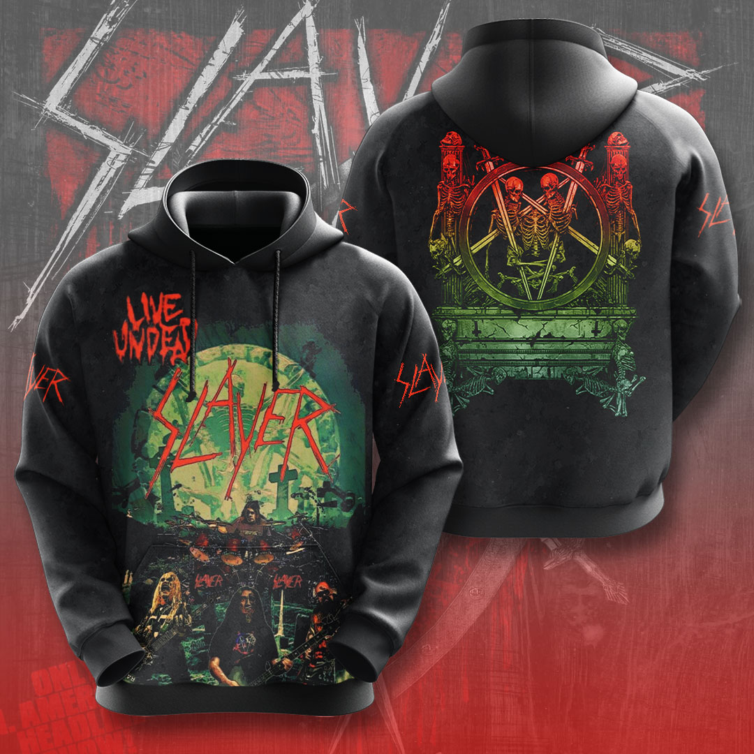 Slayer Vintage Hoodie For Men