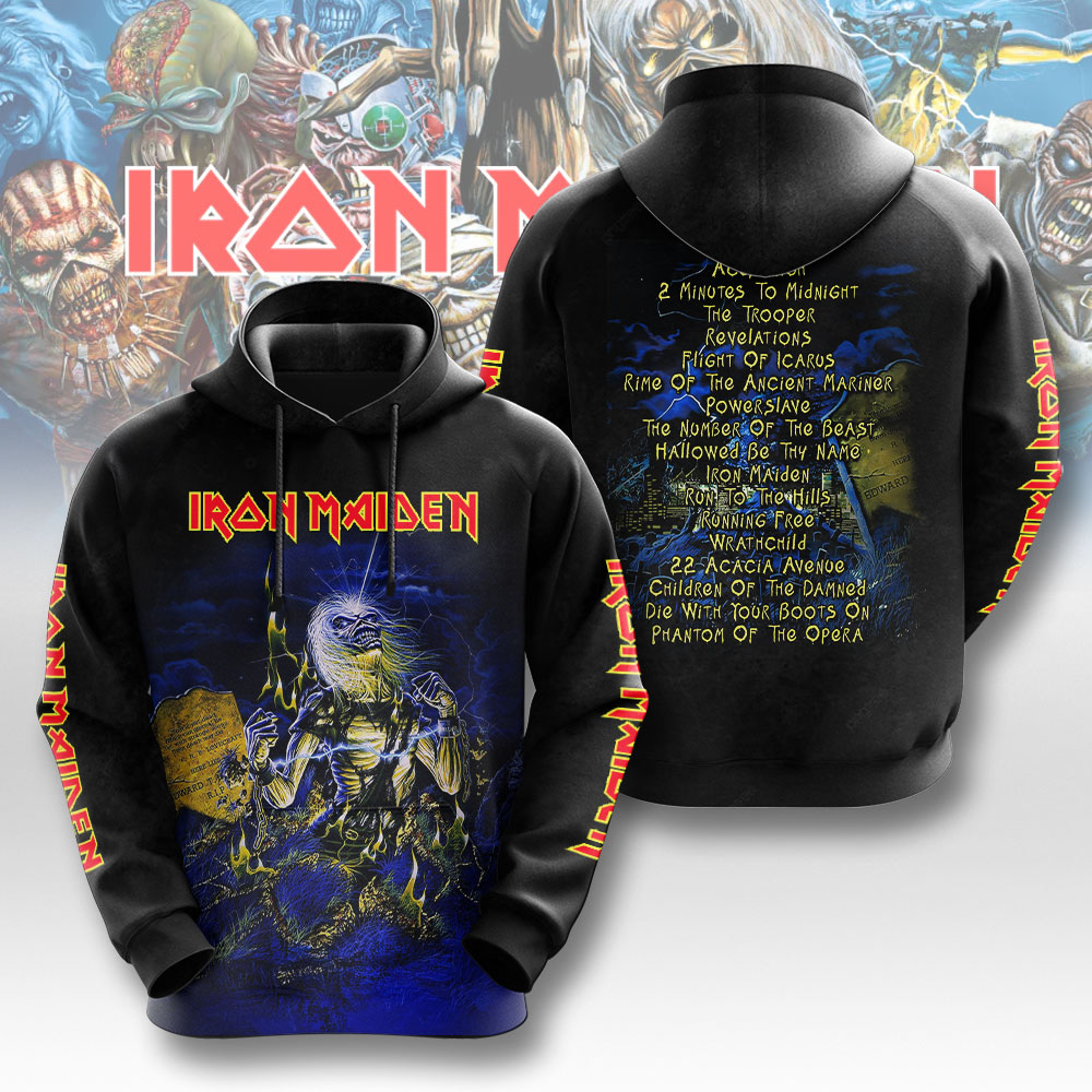 Iron Maiden Eddie War Hoodie