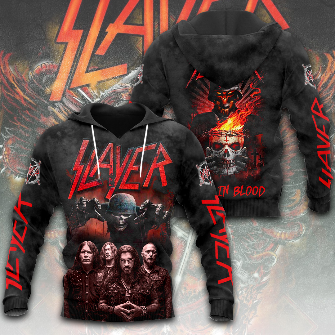 Slayer Reign In Blood 2025 Tour Hoodie
