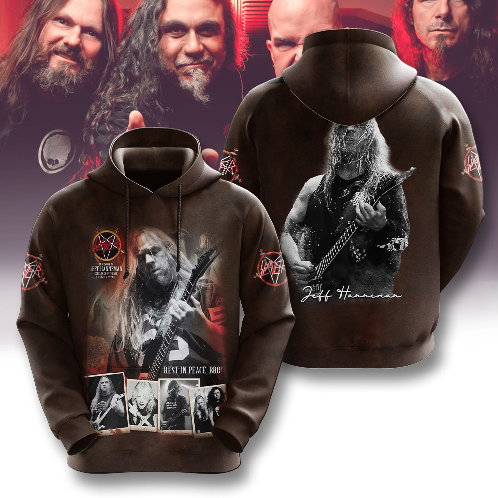 Slayer 2026 Jeff Hanneman 3D Hoodie