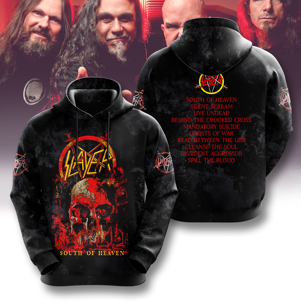 Slayer South Of Heaven Hoodie For Men
