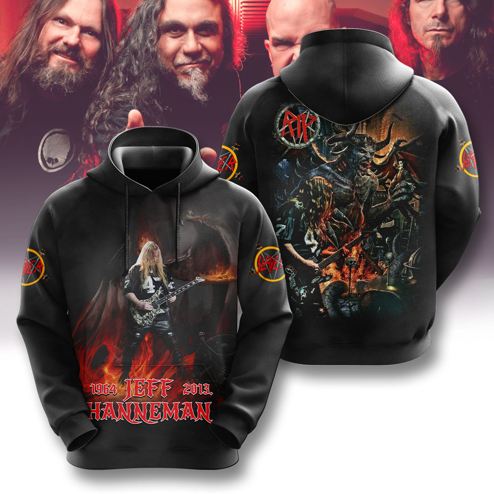 Slayer 2025 X Jeff Hanneman 3D Hoodie