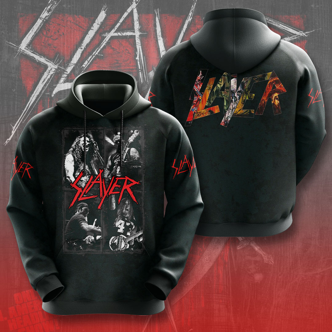 Slayer Album Hoodie Black