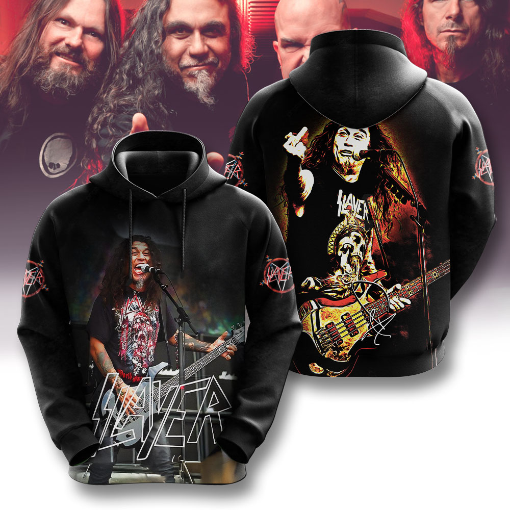 Slayer X Tom Araya Vintage Hoodie