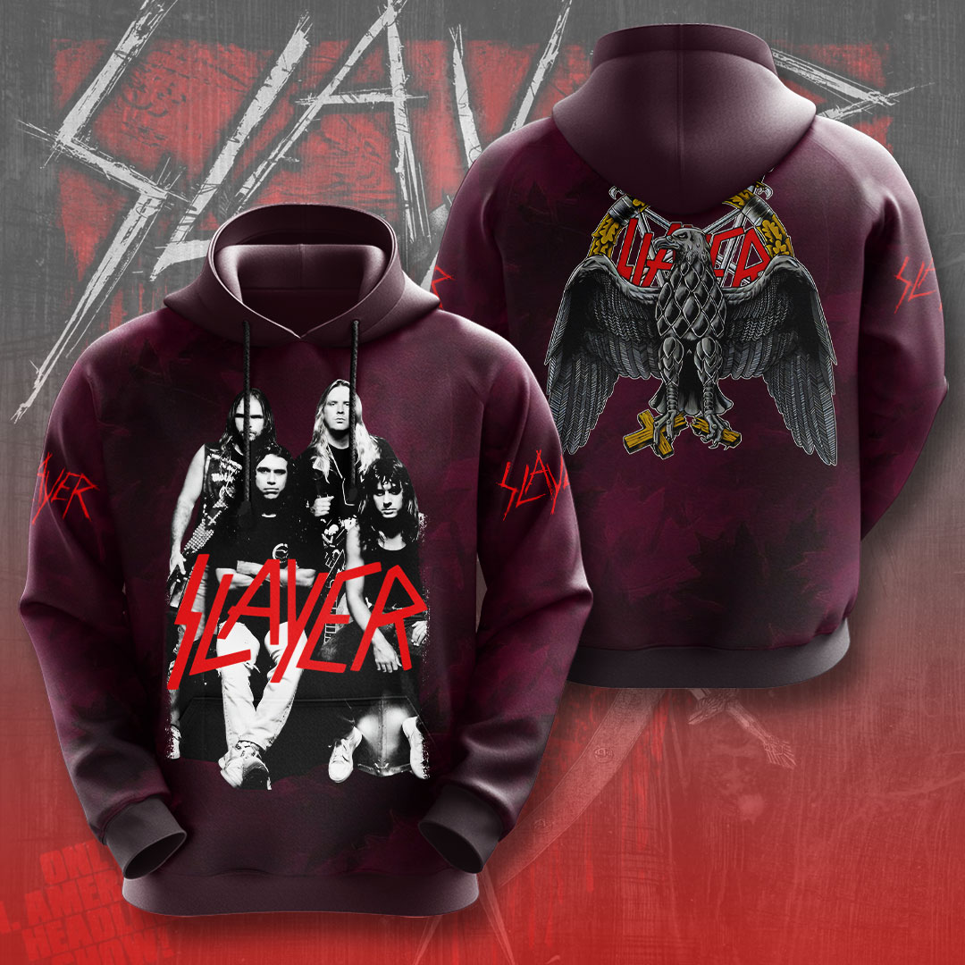 Slayer Band Hoodie For Men