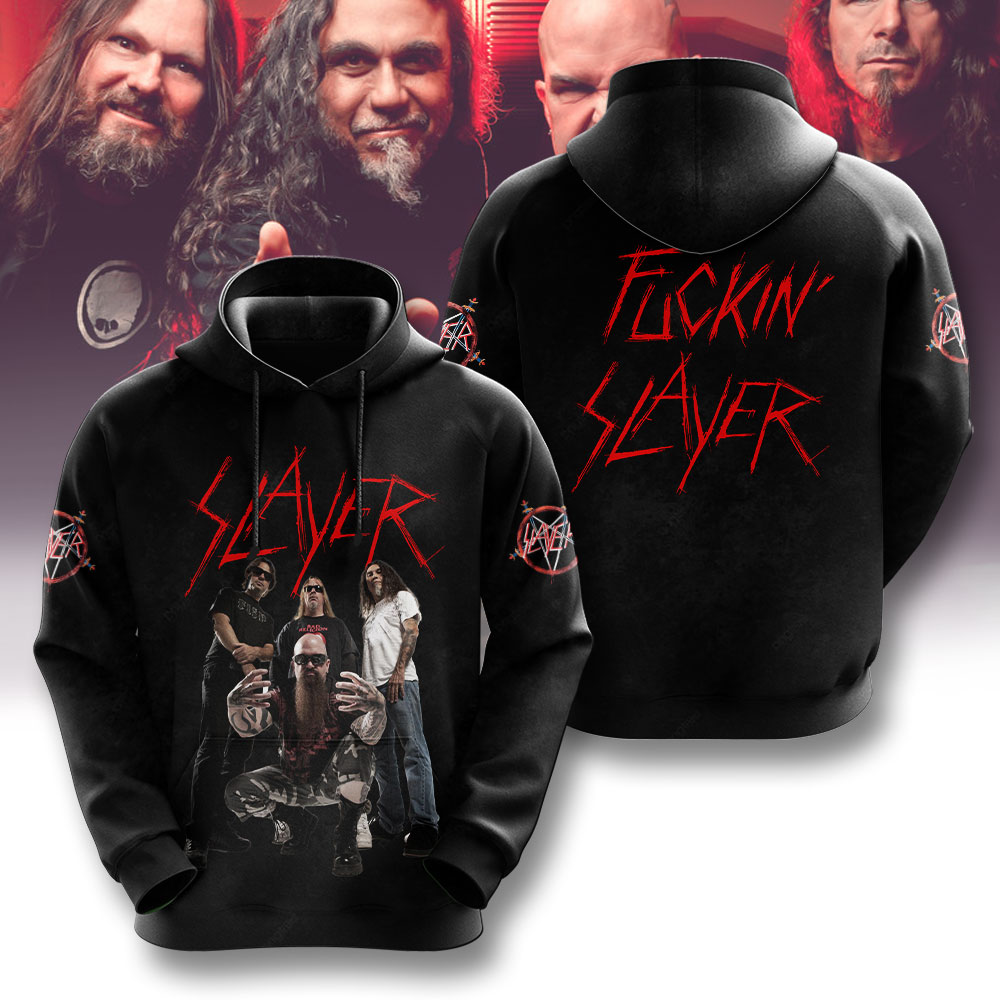 Slayer Band Rock Fuckinslayer Hoodie