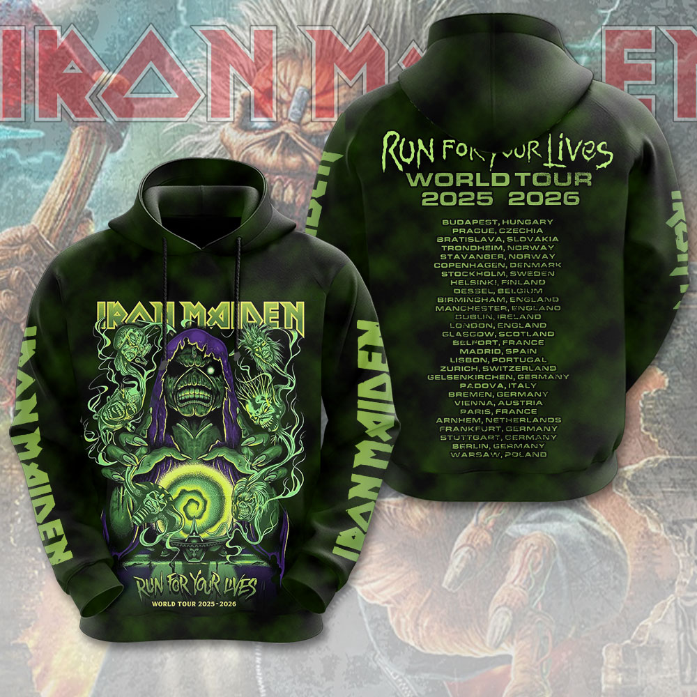 Iron Maiden Album Cover Hoodie