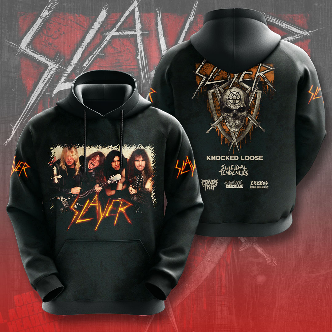 Slayer Band Skull Hoodie