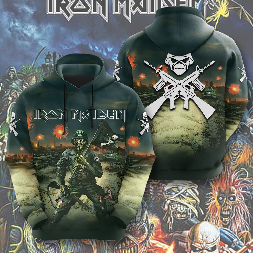 Iron Maiden Poster Arhoodie