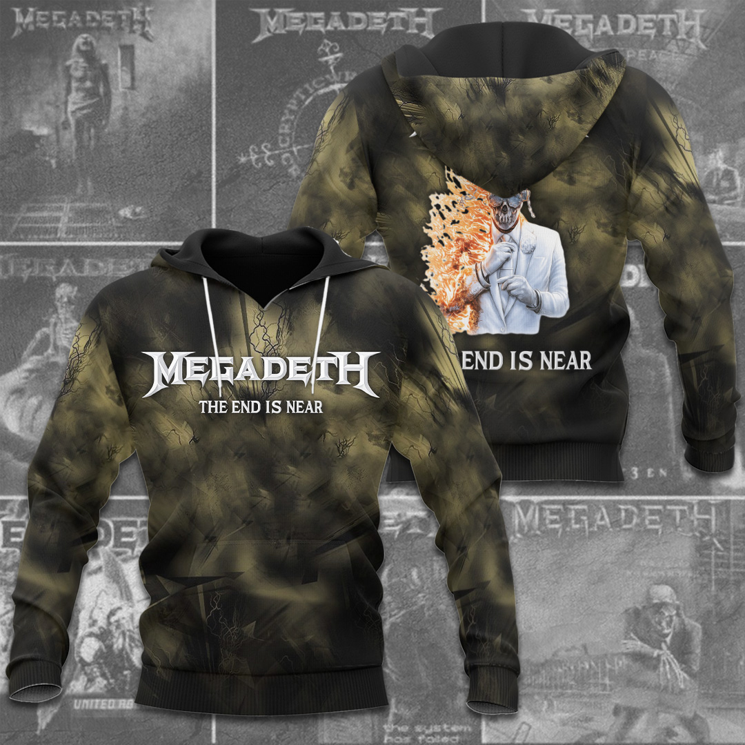 Megadeth The End Is Near 2026 Tour Hoodie