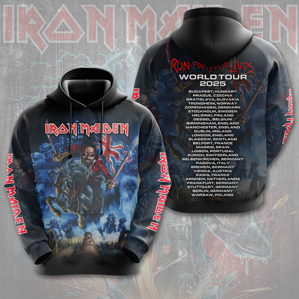 Iron Maiden Rock Merch Hoodie