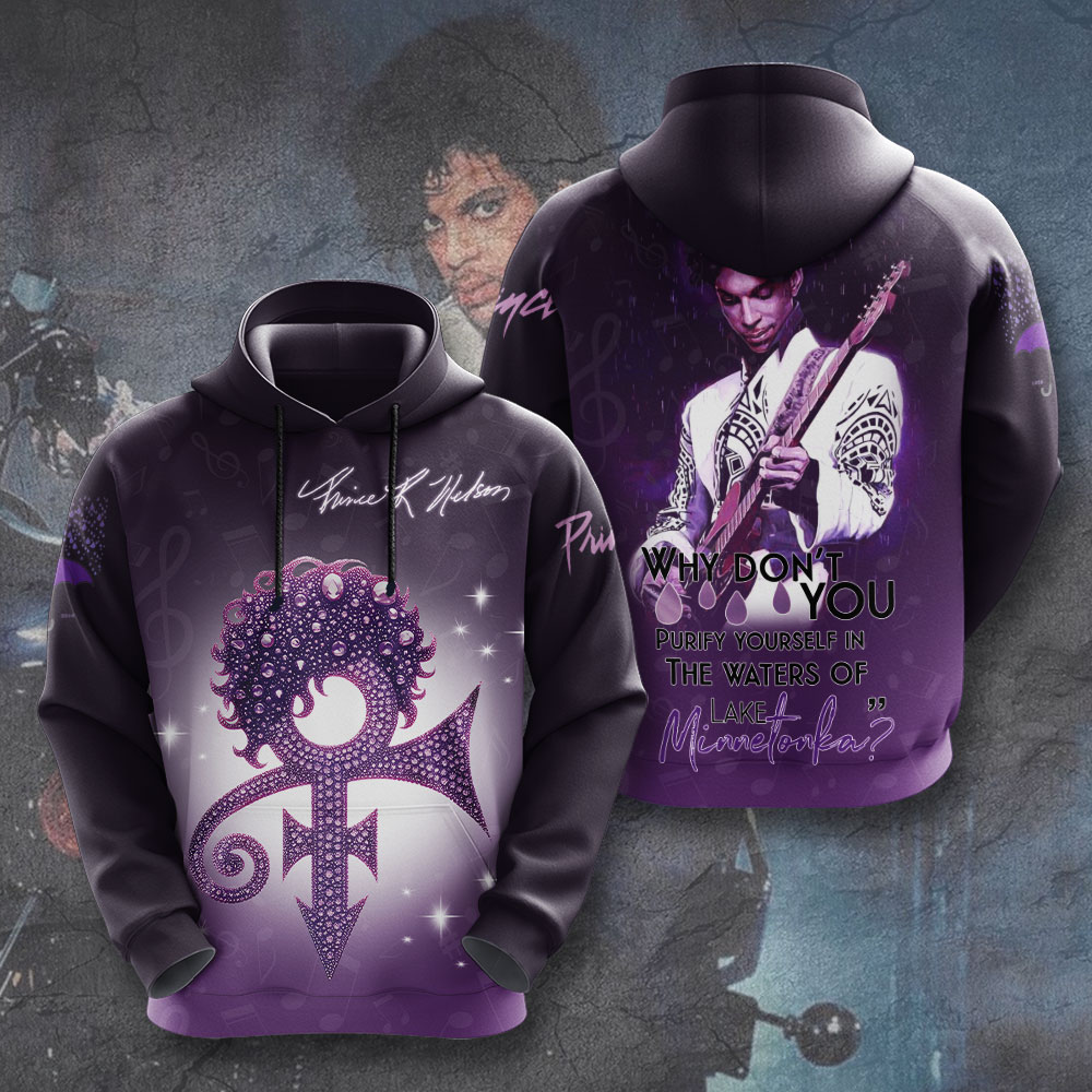 Prince Love Symbol 2025 Tour Hoodie Violet Dream