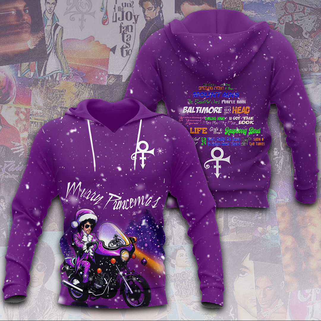 Prince When Doves Cry Tribute Hoodie Galaxy Stage