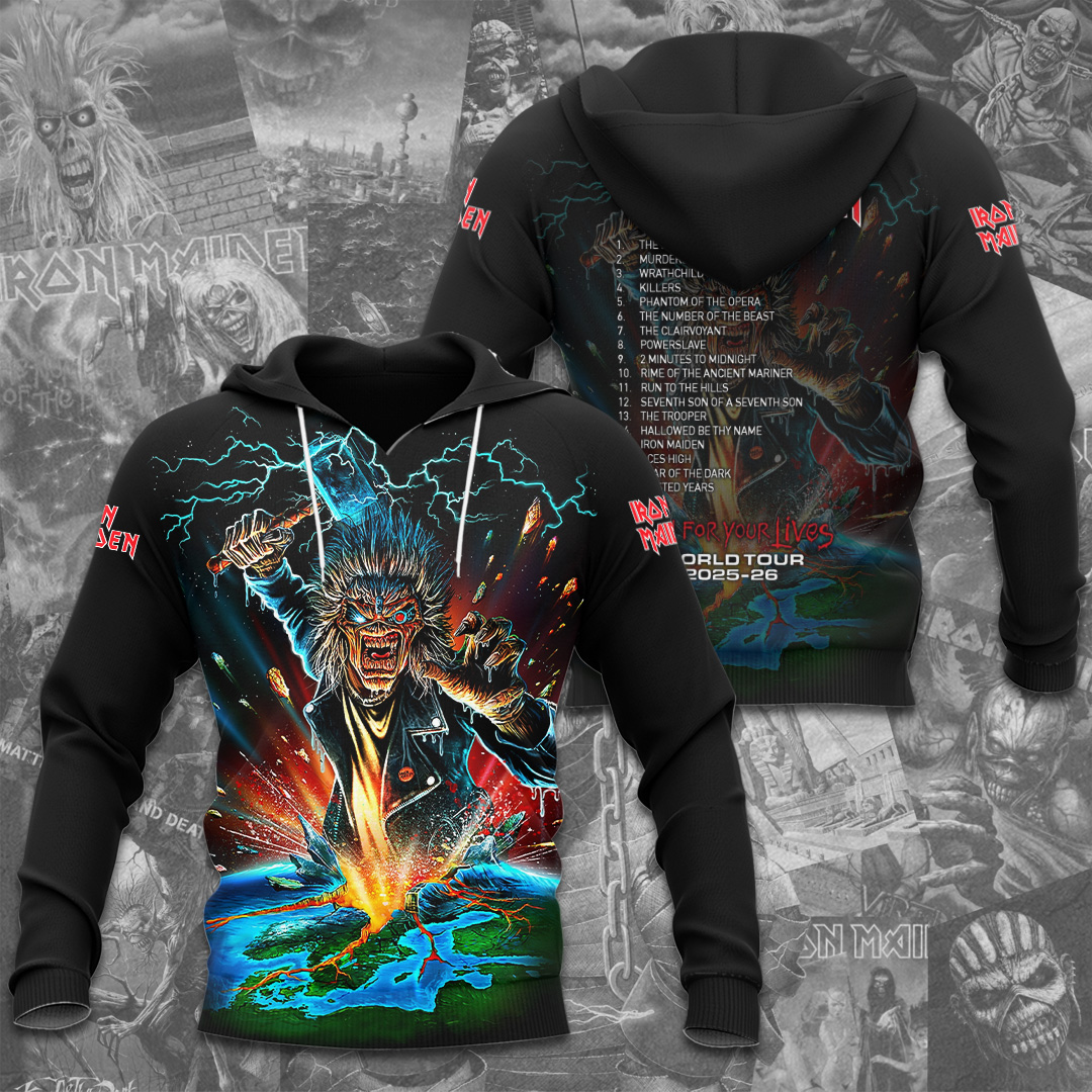 Iron Maiden Metal Shirhoodie