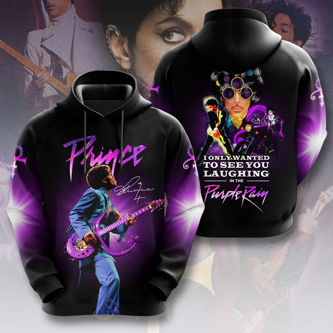Prince I Love You Forever Tour Hoodie Lilac Tribute Style