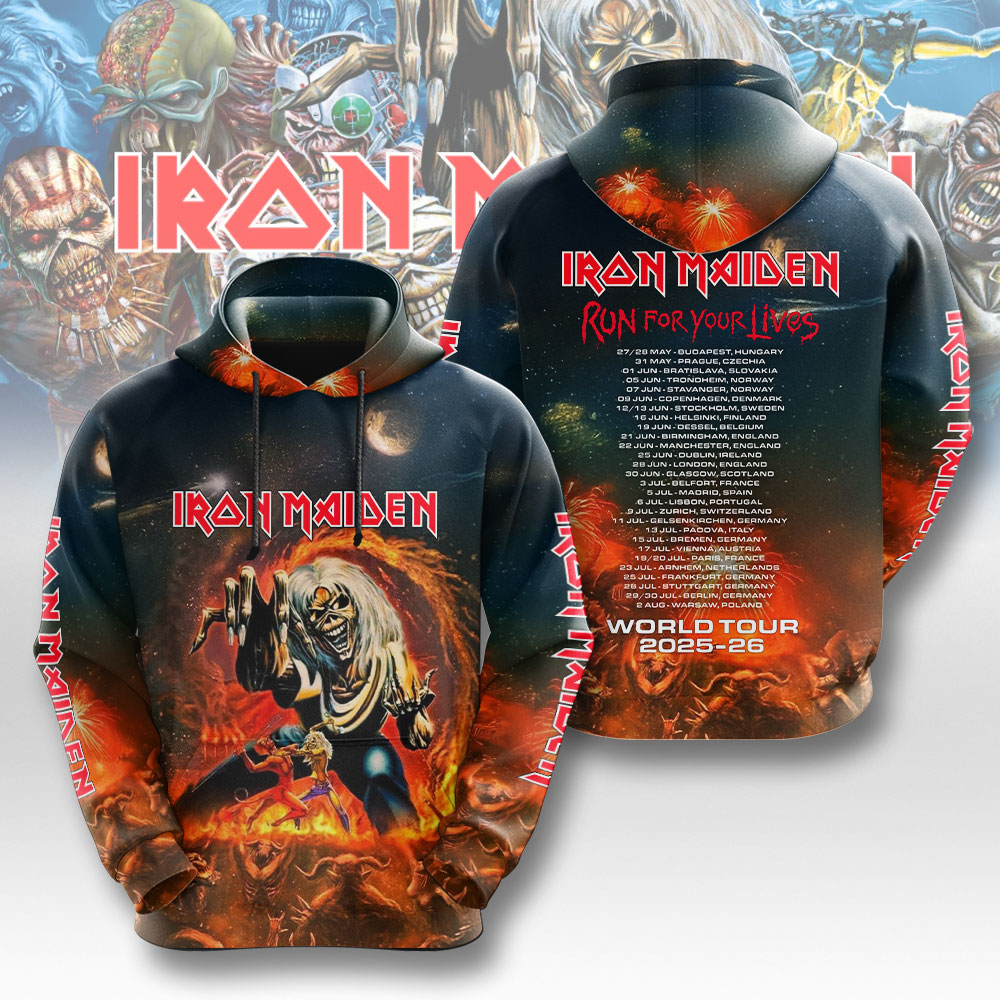Iron Maiden Steve Harris Hoodie