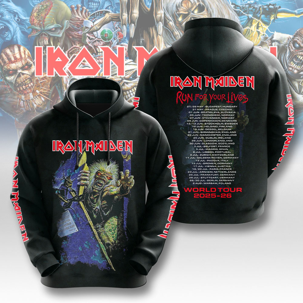 Iron Maiden Adrian Smith Hoodie