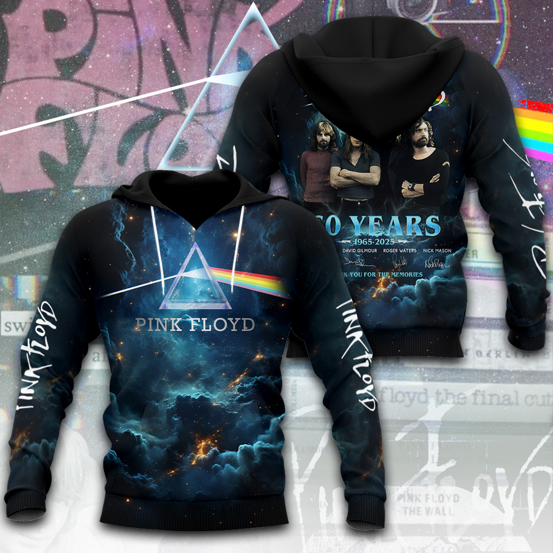 Pink Floyd Cosmic Legacy Hoodie  60 Years Anniversary Tour
