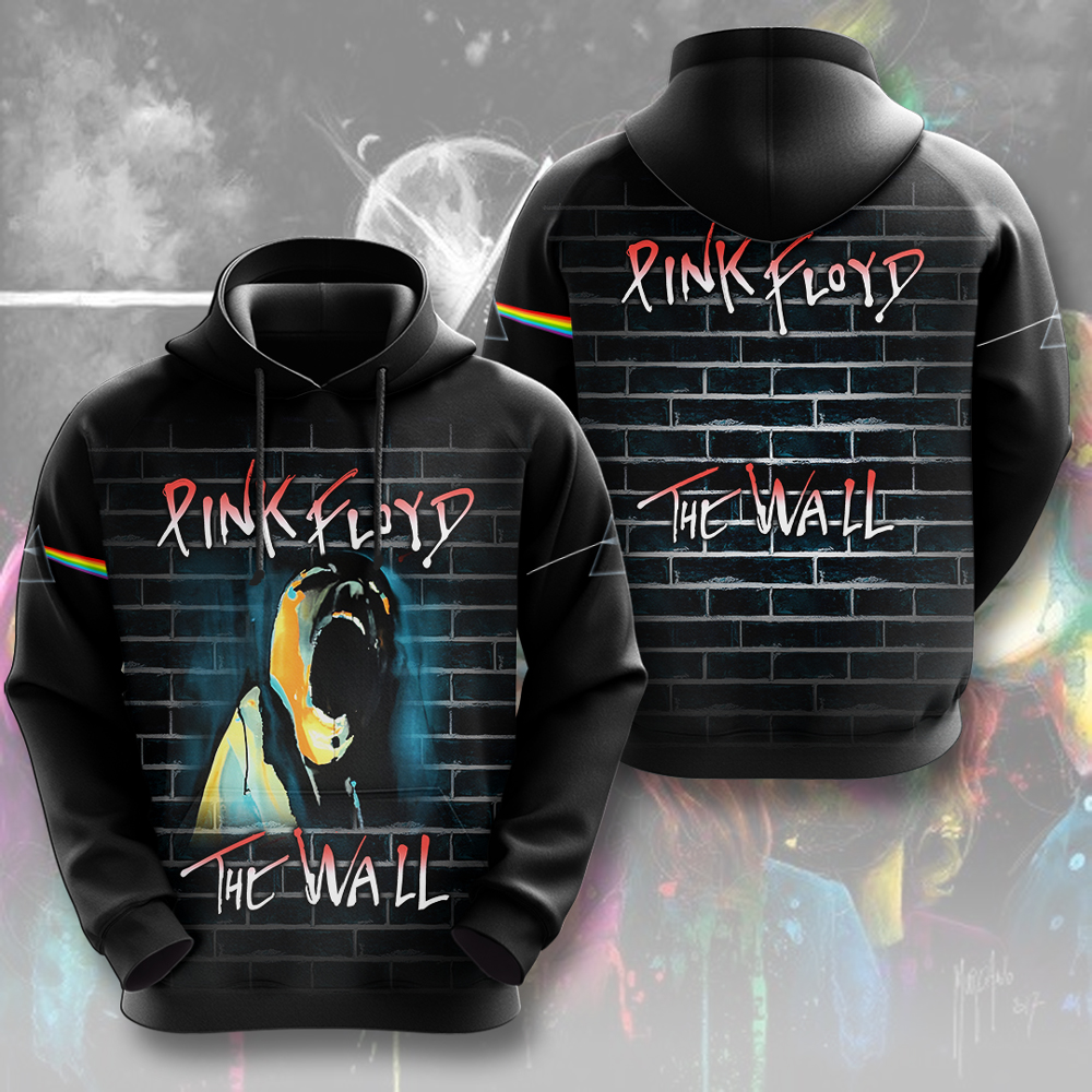 Pink Floyd The Wall Hoodie  Retro Brick