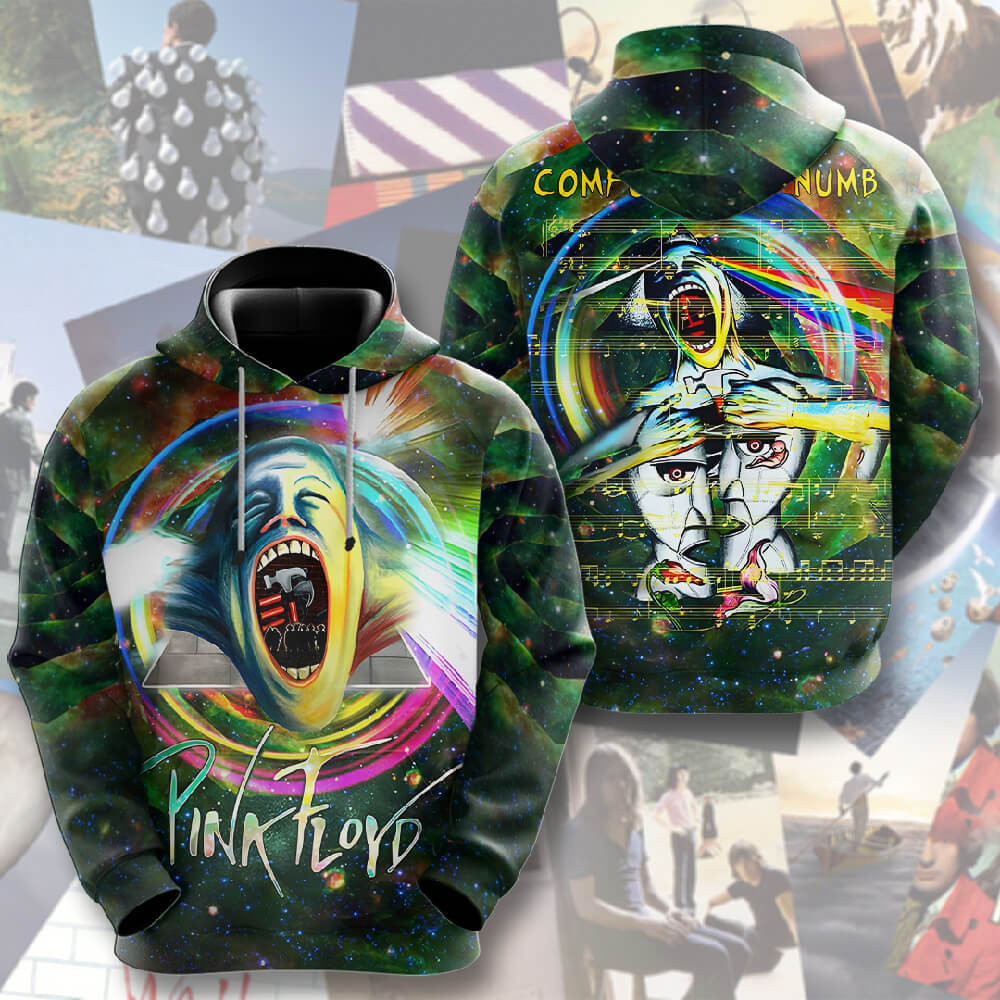 Pink Floyd Comfortably Numb Hoodie  Abstract Mind