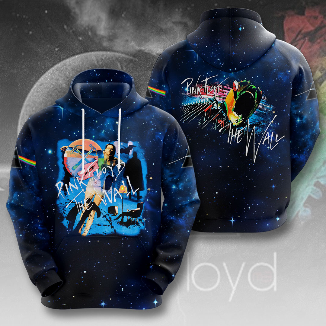 Pink Floyd Retro Galaxy Hoodie  Another Brick Tribute