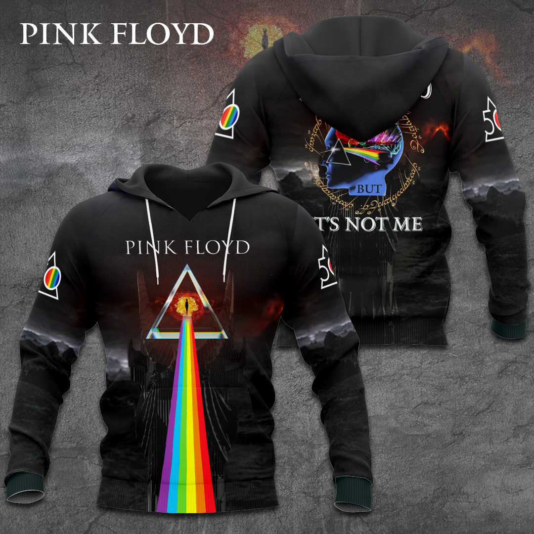 Pink Floyd Classic Triangle Hoodie  ItS Not Me Design