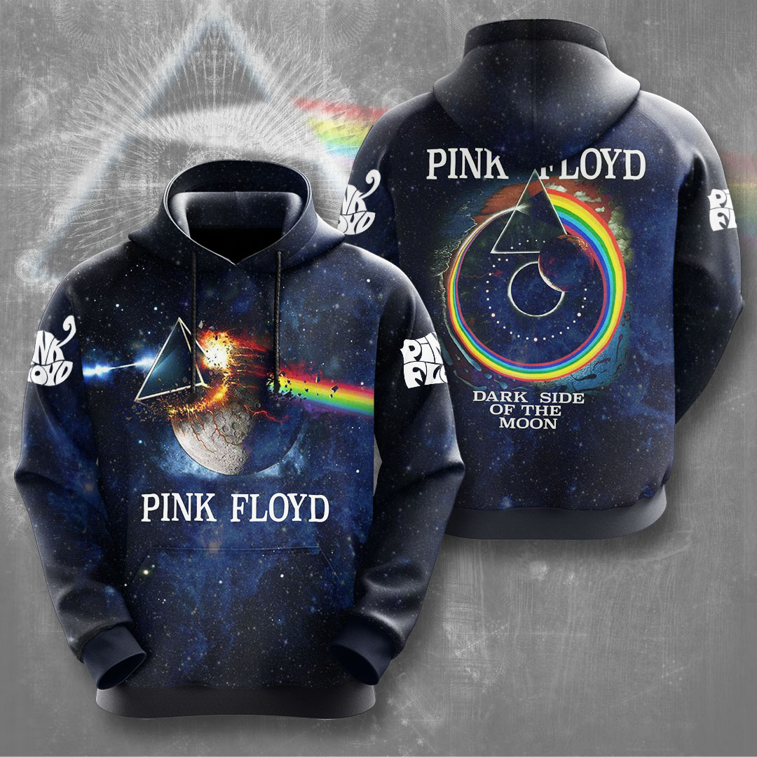 Pink Floyd Universe Prism Hoodie  Dark Side Cosmic