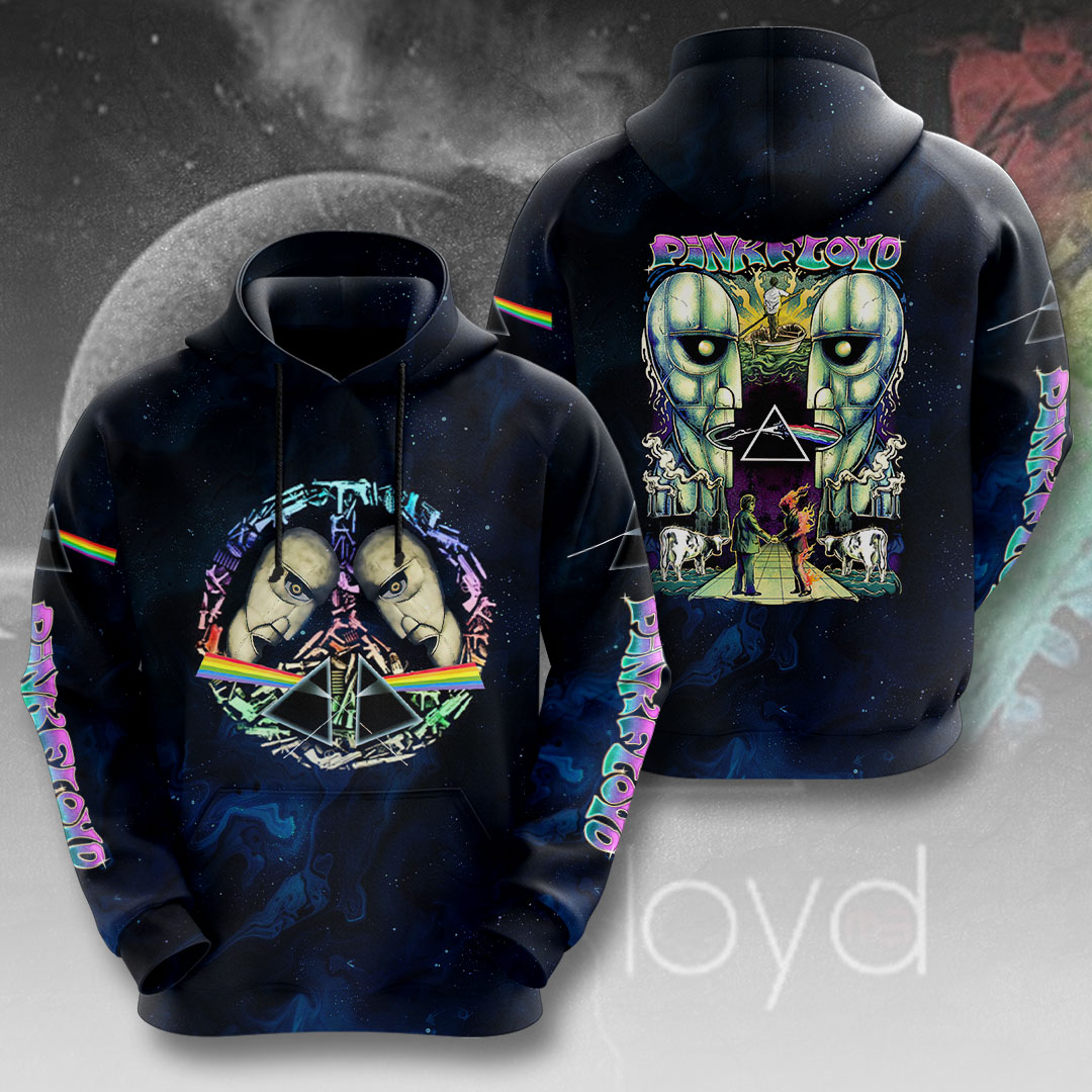 Pink Floyd Skull Reflection Hoodie  Psychedelic Mind