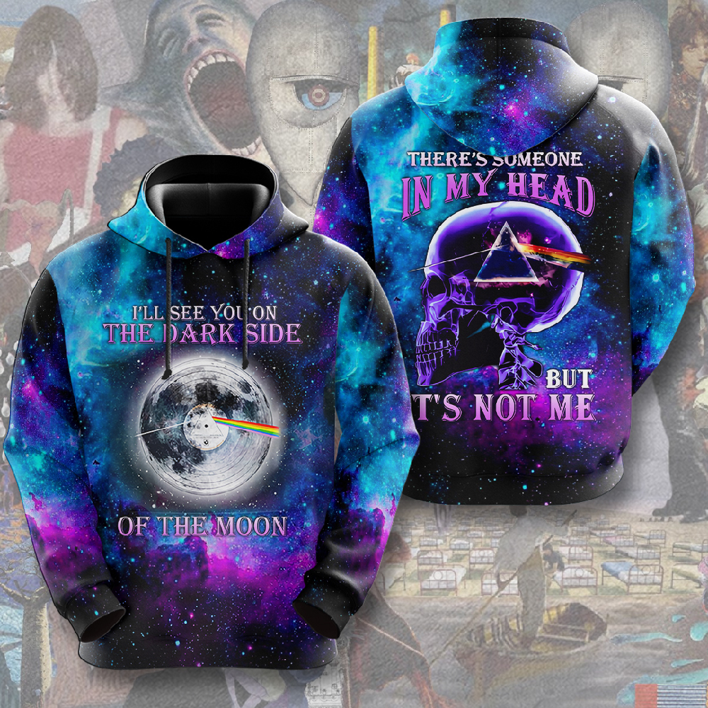 Pink Floyd Dark Side Galaxy Hoodie  Space Echo