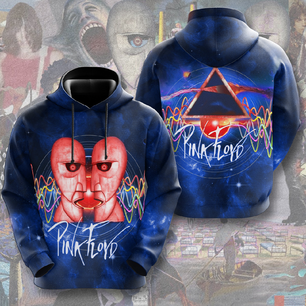 Pink Floyd Division Bell Hoodie  Dual Mask Artwork