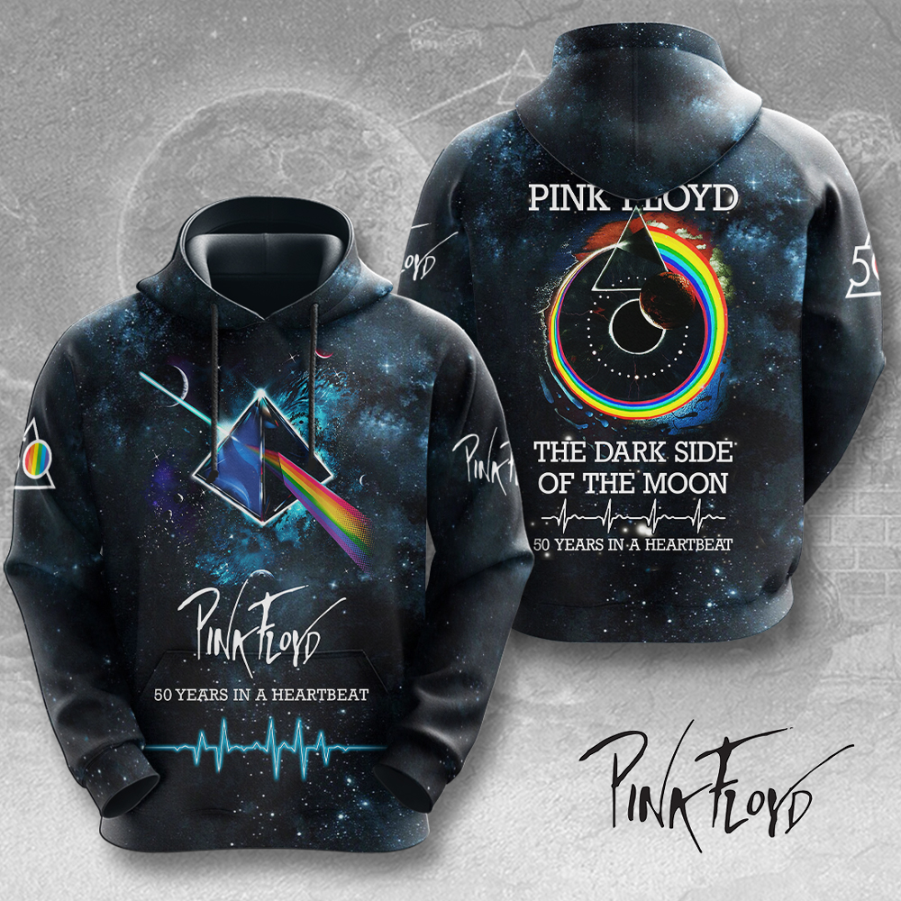 Pink Floyd Color Ring Hoodie  Galaxy Anniversary Design