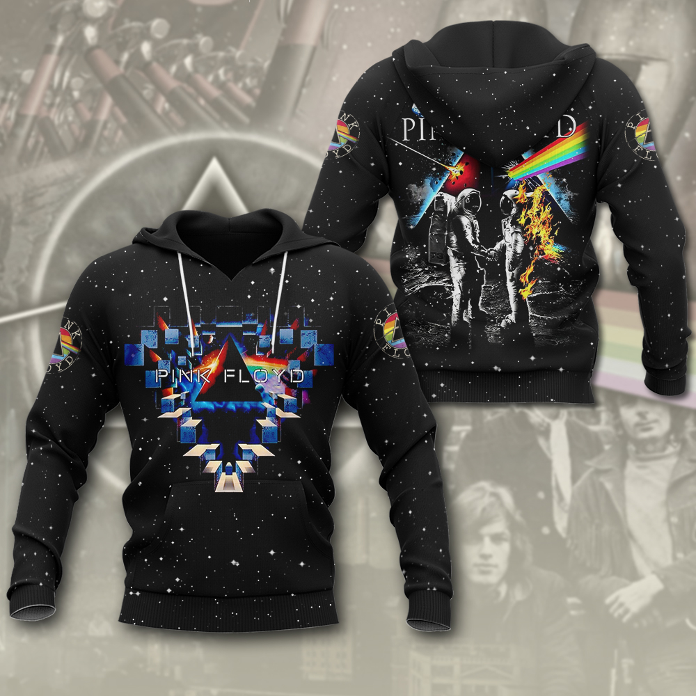 Pink Floyd Retro Spectrum Hoodie  80S Digital