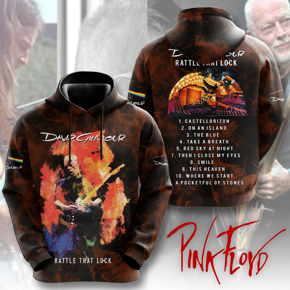David Gilmour Battle That Lock Hoodie  Live Album Legacy