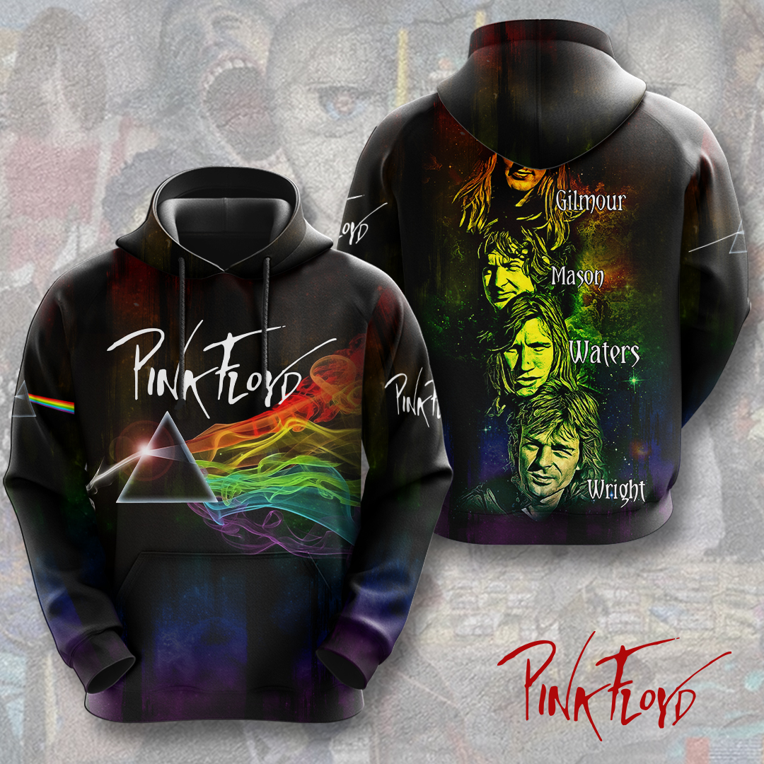 Pink Floyd Prism Faces Hoodie  Legends Of Rock