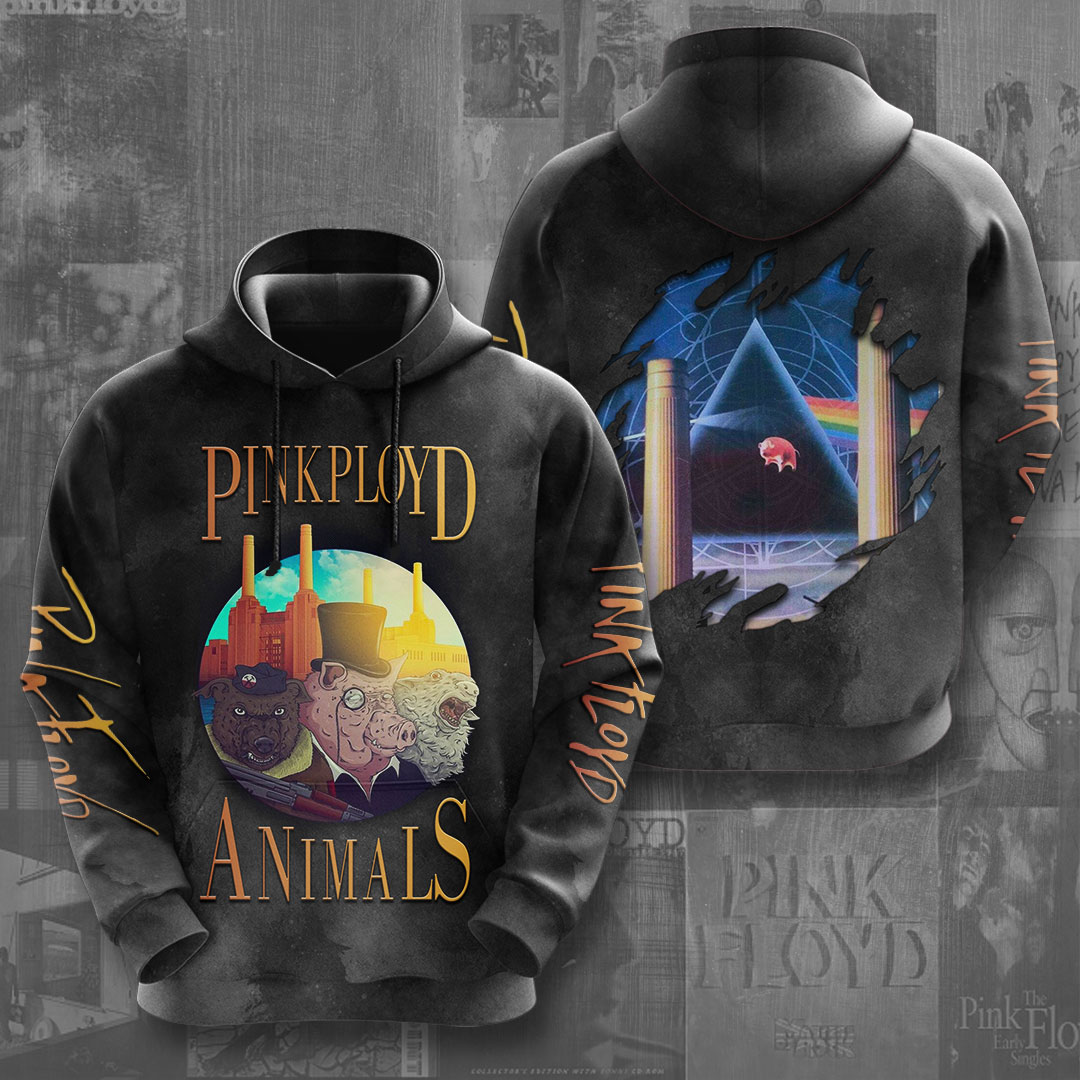 Pink Floyd Animals Vintage Hoodie  Skyline Prism Legacy
