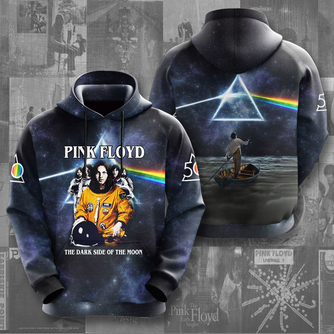 Pink Floyd Echoes Of The Moon Hoodie  Retro Prism