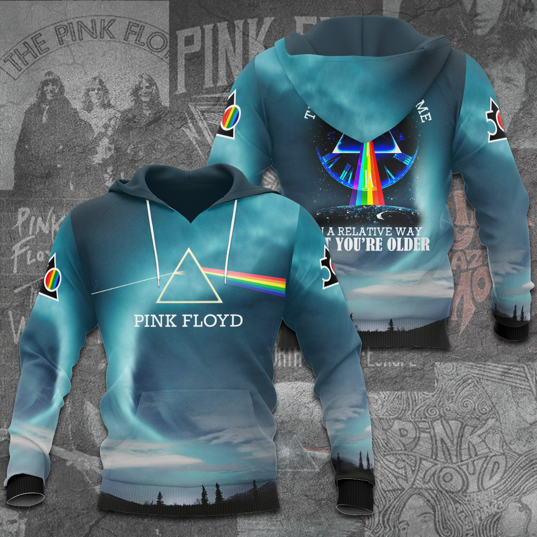 Pink Floyd Blue Lighhoodie  Shine On