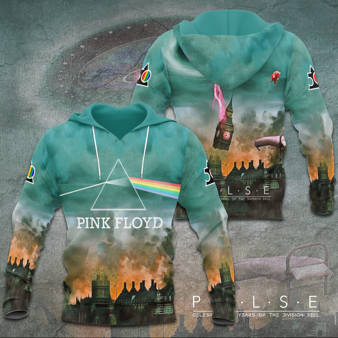 Pink Floyd On Stage Lightning Hoodie  Live Graphic