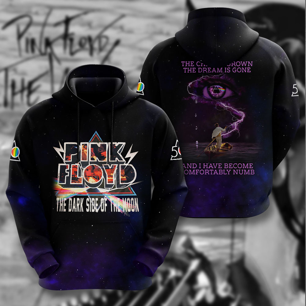 Pink Floyd Blue Diamond Hoodie  Shine On Version