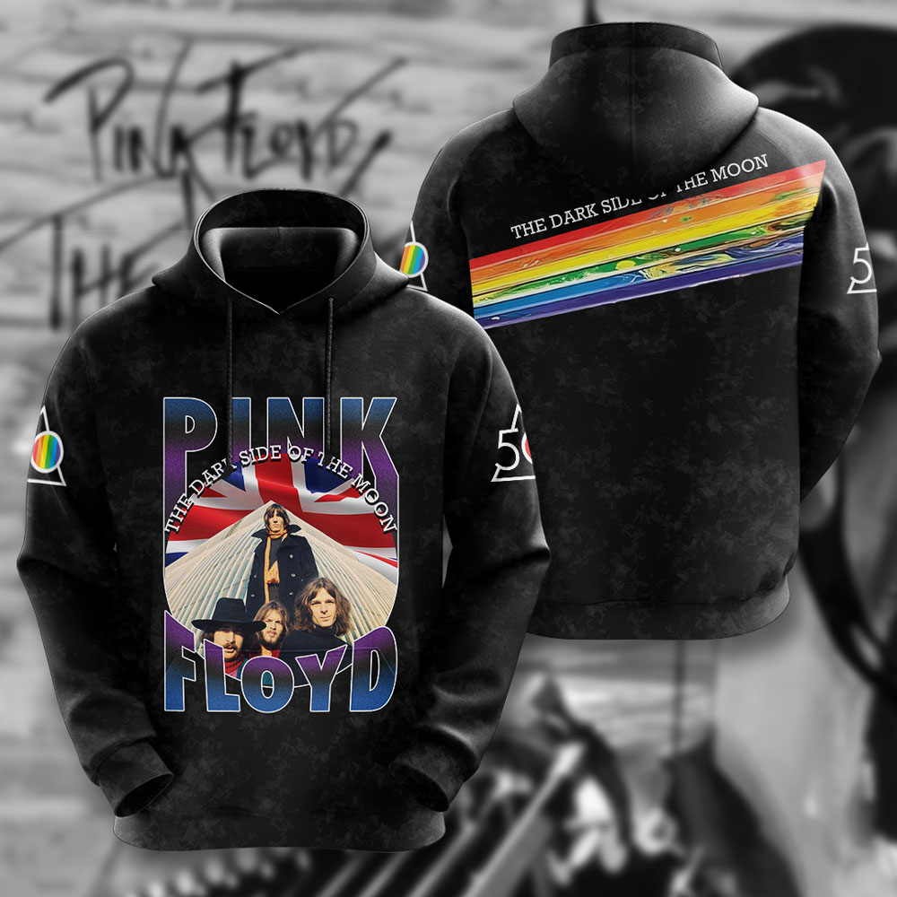 Pink Floyd Guitar Hero Hoodie  Retro Stage Print