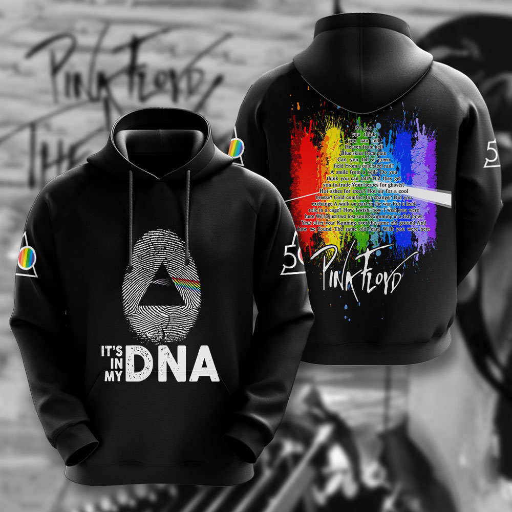 Pink Floyd Dna Prism Hoodie  Genetic Legacy Print