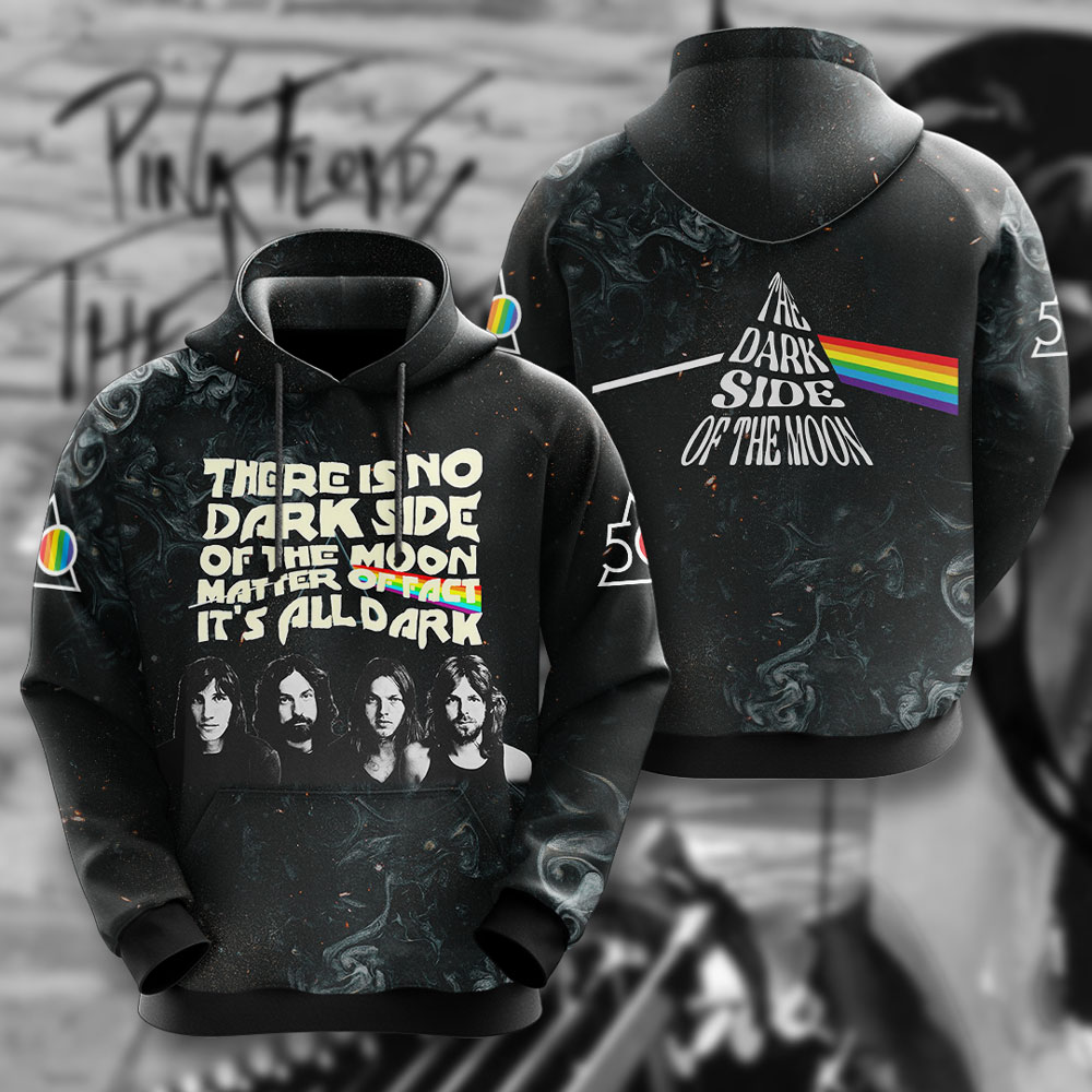 Pink Floyd Dark Side Tribute Hoodie  50Th Collector