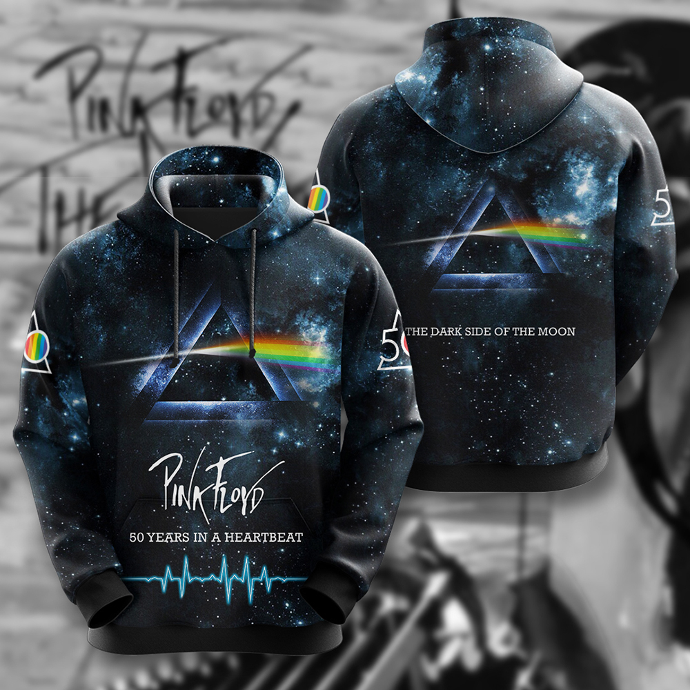 Pink Floyd Dark Side Classic Hoodie  50Th Collector