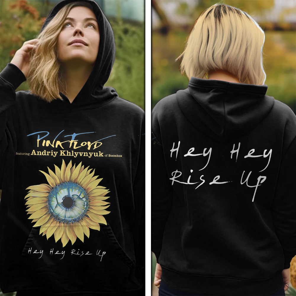 Pink Floyd Sunflower Tour Hoodie  Rise Up Version